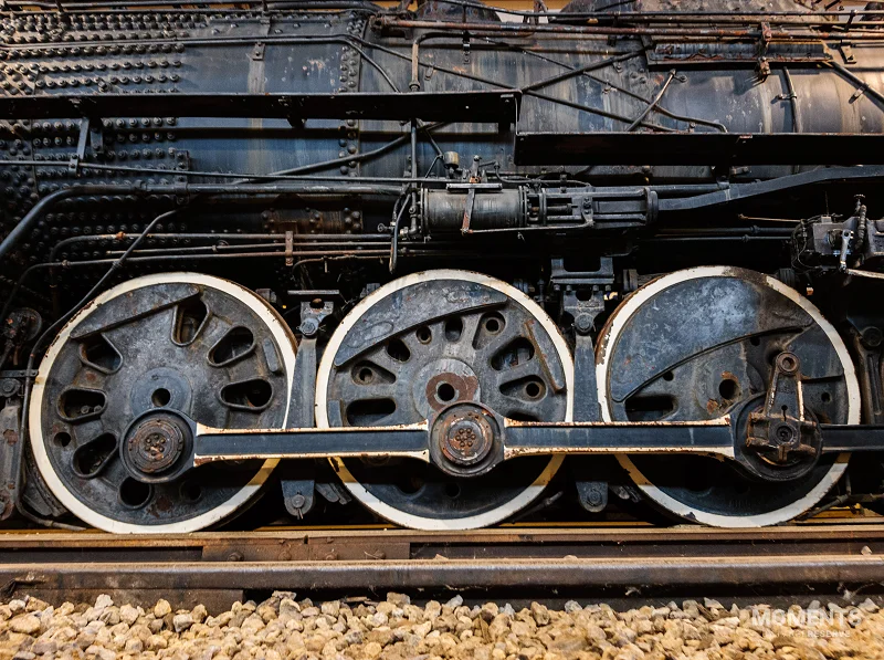 Steam Locomotive Wheels at the Illinois Railway Museum