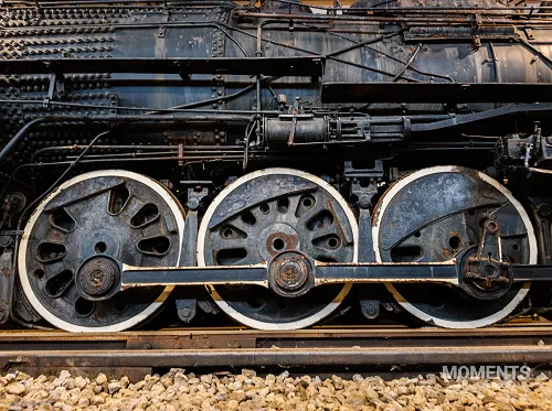 Steam Locomotive Wheels at the Illinois Railway Museum