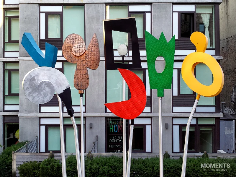 Charlie Hewitt's 'Urban Rattle' Sculpture in Chelsea, New York