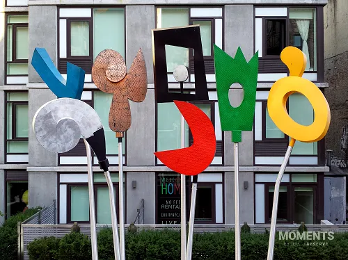 Charlie Hewitt's 'Urban Rattle' Sculpture in Chelsea, New York