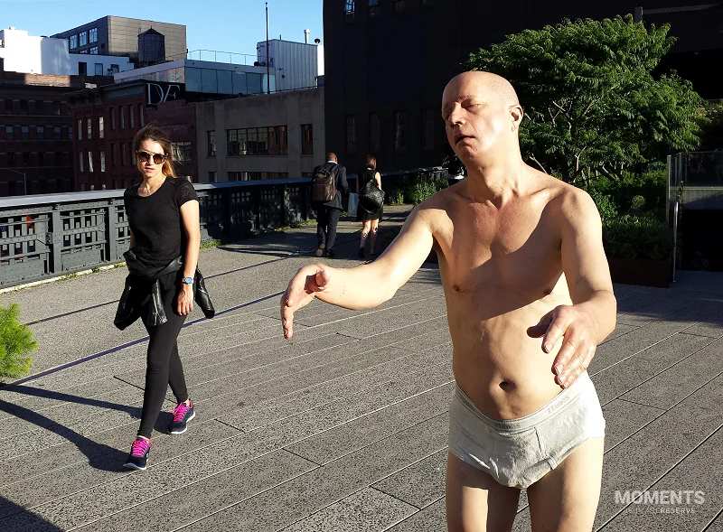 Sleepwalker Sculpture by Tony Matelli