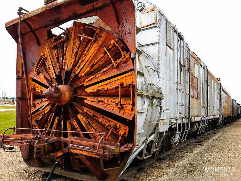 Rotary Snowplow at the Illinois Railway Museum